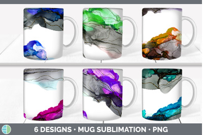 Alcohol Ink Mug Sublimation