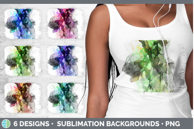 Alcohol Ink Distressed Sublimation Background Panel