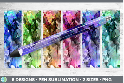 Alcohol Ink Pen Wraps | Epoxy Sublimation Bundle