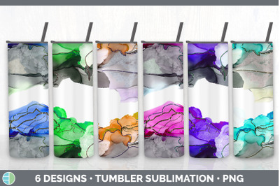 Alcohol Ink Tumbler Sublimation Bundle