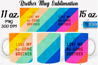 Brother Mug Sublimation | Coffee 11 Oz | 15 Oz Mug Sublimation