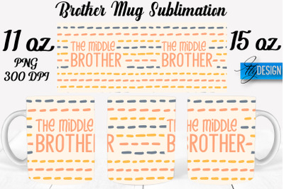 Brother Mug Sublimation | Coffee 11 Oz | 15 Oz Mug Sublimation