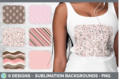 Pink Distressed Background | Pink Patterns Sublimation Panel