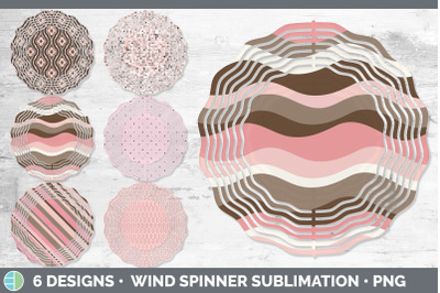 Pink Wind Spinner | Sublimation Designs Bundle