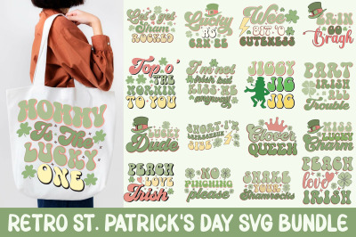 Retro St. Patrick&#039;s Day Svg Bundle