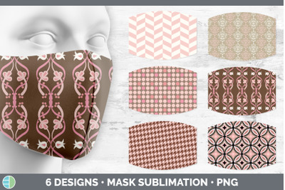 Pink Mask | Sublimation Pink Patterns Face Mask Designs