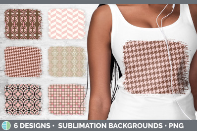 Pink Distressed Background | Pink Patterns Sublimation Panel