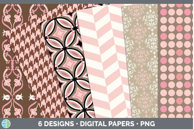Pink Backgrounds | Pink Patterns Digital Scrapbook Papers