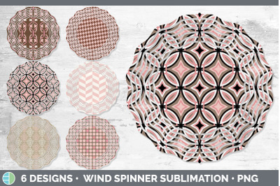 Pink Wind Spinner | Sublimation Designs Bundle
