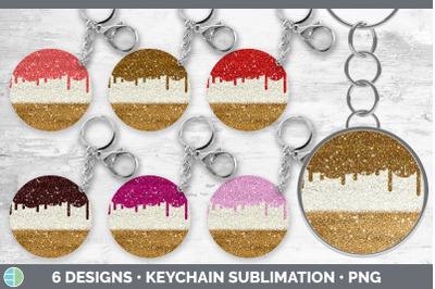 Ice Cream Keychain Bundle | Dessert Keyring Sublimation