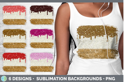 Ice Cream Distressed Background | Dessert Sublimation Panel