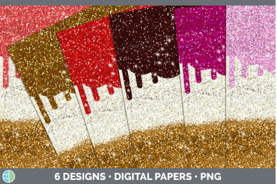 Ice Cream Backgrounds | Dessert Digital Scrapbook Papers