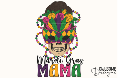 Mardi Gras Mama Sublimation PNG