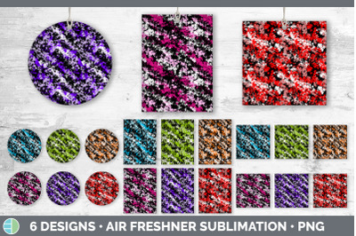 Paint Dabs Air Freshener | Paint Splat Sublimation Bundle