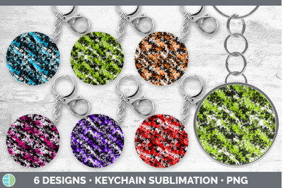 Paint Dabs Keychain Bundle | Paint Splat Keyring Sublimation