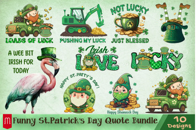 Funny St.Patrick&#039;s Day Quote Bundle