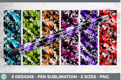 Paint Dabs Pen Wraps | Paint Splat Epoxy Pen Sublimation