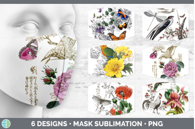 Vintage Mask | Sublimation Bundle Face Mask Designs