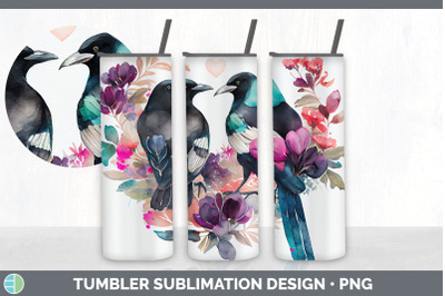 Valentines Magpie Tumbler Sublimation Bundle