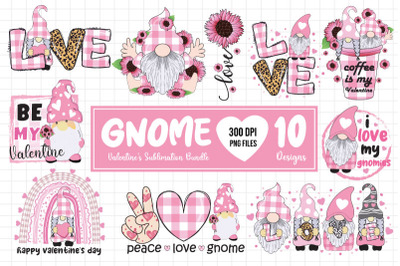 Valentine Gnome Sublimation Bundle
