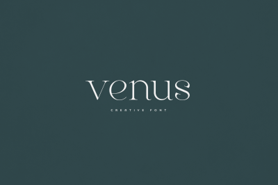 Venus creative font