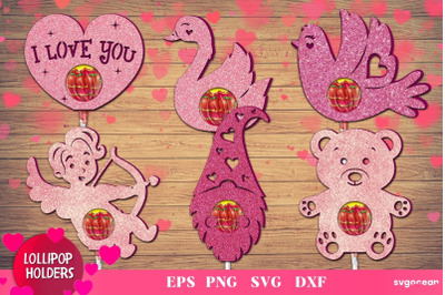 Valentines Candy Holders SVG Bundle