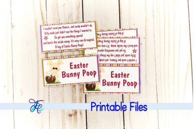 Easter Bunny Poop Bag Topper