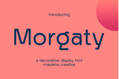 Morgaty Sans Display Font