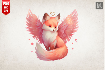 Cute Angel Fox Valentine&amp;&23;039;s Day 4