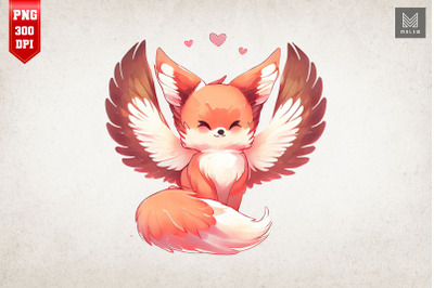 Cute Angel Fox Valentine&amp;&23;039;s Day 5