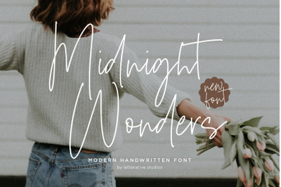 Midnight Wonders Modern Handwritten Font