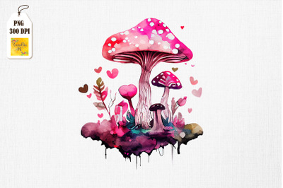 Hippie Psychedelic Mushroom Valentine