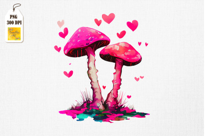 Hippie Psychedelic Mushroom Valentine 2