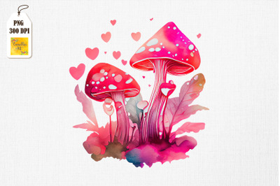 Hippie Psychedelic Mushroom Valentine 3