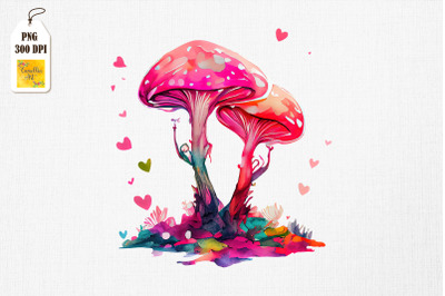 Hippie Psychedelic Mushroom Valentine 4