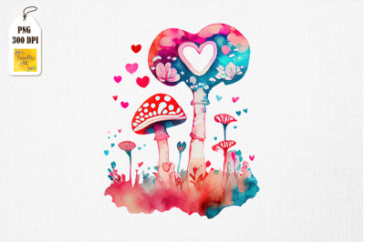 Hippie Psychedelic Mushroom Valentine 8