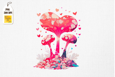 Hippie Psychedelic Mushroom Valentine 9