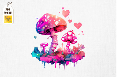 Hippie Psychedelic Mushroom Valentine 10