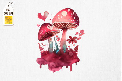 Hippie Psychedelic Mushroom Valentine 11