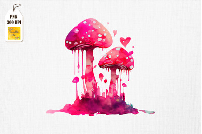 Hippie Psychedelic Mushroom Valentine 14