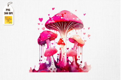 Hippie Psychedelic Mushroom Valentine 15