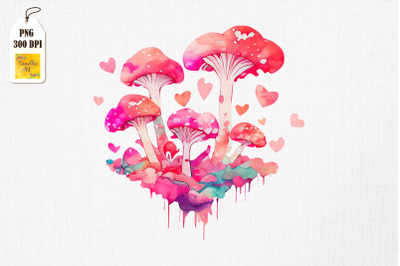 Hippie Psychedelic Mushroom Valentine 16