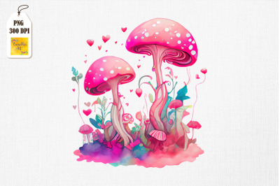 Hippie Psychedelic Mushroom Valentine 17