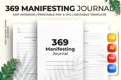 369 Manifesting Journal KDP Interior