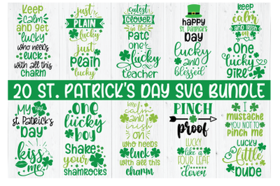 St Patrick&#039;s Day SVG Bundle | Irish Svg | Quotes &amp; Sayings