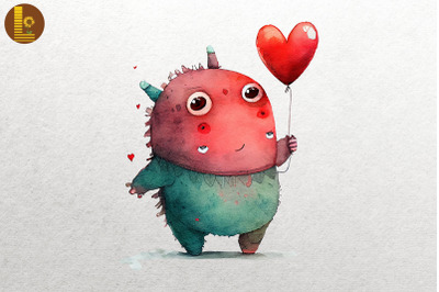 Cute Monster Happy Valentine&amp;&23;039;s Day 2