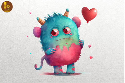 Cute Monster Happy Valentine&amp;&23;039;s Day 3