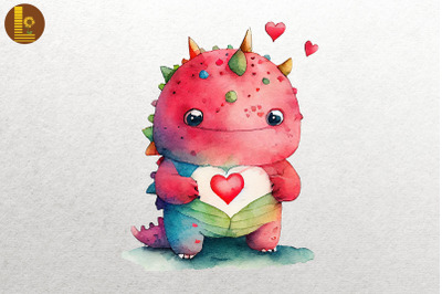 Cute Monster Happy Valentine&#039;s Day 19