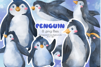 Penguin Clipart - PNG Files