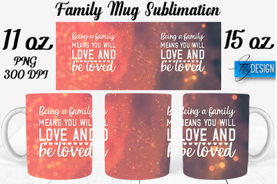 Family Mug Sublimation | Coffee 11 Oz | 15 Oz Mug Sublimation